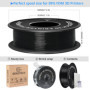 GEEETECH Filament PLA 1.75mm Imprimante 3D Filament PLA pour Imprimante 3D, 1kg Spool, Noir
