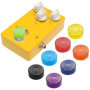 Casquette de Pied d'Effet Guitare, 16Pcs Effet de Guitare Footswitch Topper Pied Capuchon en Plastique Protection pour Effet de 
