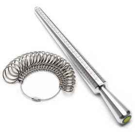 Bague Mandrin，Anneau Taille Mandrin Bâton，pour Jauge de Doigt avec Mandrin à Bague A-Z.