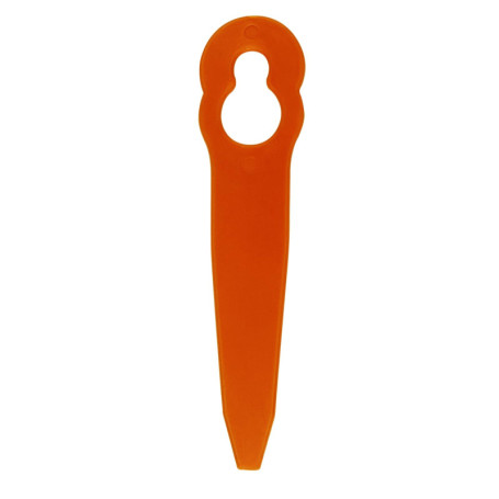 LUMITRRA 100 x Lames pour Coupe-Herbes Einhell, Bosch, CMI - Lames en Plastique compatibles avec Les Coupe-Herbes Einhell GE-CT 