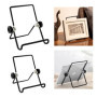 Décorative Photo Cadre Support Présentoirs Noir Photo Chevalet Tablette Pliable Réglable Chevalet Fer Supports de Présentation P