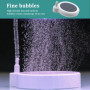 Pierre à air d'aquarium Nano Bulleur Aquarium Silencieux Diffuseur d'air pour Aquariophilie pour Aquarium et étang (50 mm)
