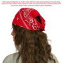 WANDGU Lot de 24 bandanas bandanas : 6 couleurs bandana de moto, bandeau d'été, 54 x 54 cm B bandana bandanas pour femmes hommes