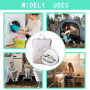Filet Linge Machine à Laver Fine Maille,Sacs a Linge pour Chaussures Réseau à trois couches,Sac Linge Sale Voyage avec Poignée,F