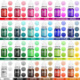 Colorants de Savon - 24 Couleurs Teinture de Savon Liquide pour la Fabrication de Savon, Bombe de Bain - Colorant de Bombe de Ba