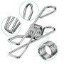 Rseuphiee 100 Pièces Pinces à Linge, Pinces À Linge en Acier Inoxydable, Pince a Linge Exterieur, Pince à Linge Metal, pour Les 