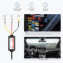 Mini USB & Type C Hardwire Kit avec Câble ACC, 3.5m/11.5 pieds 12V/30V à 5V/2A, 8 Tap Câble Porte Fusible avec Protection Basse 