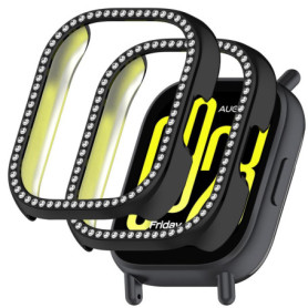 Acadey[2pcs] Glitter Diamond xiaomi redmi Watch 5 Active, Hard PC Bumper Cover, Glitter Cover smartwatch Accessoires pour Les Fi