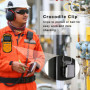 Scondaor Détecteur de fuite de gaz pour H2S CO O2 et LEL, détecteur de gaz portable avec alarmes audibles, visuelles et vibrante