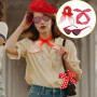 BOBOZHONG Années 50 Costume Accessoires,Accessoire Annee 50 Femme,Accessoires Rockabilly Femme,Bandeau,Chat Lunettes,Écharpe,pou