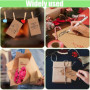 Cartes en Papier Kraft,50 Pièces 10x15 cm Cartes Postales Vierges en Papier kraft,Carte en Papier dur à étiquette DIY,pour Carte