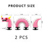 2 PièCes D'Accessoires De DéCoration De Chaussures De Dragon 3D, DéCorations De Chaussures De Dessin Animé Mignon, DéCorations D