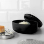 Râpe à Fromage，Râpe à légumes Broyeur pour Fromage et Légumes Hachoir de Légumes aux Fruits，avec Récipient de Stockage des Alime