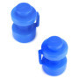 QWORK 8 Pièces Embouts de Trampoline Ø 25 mm, Bleu