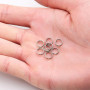 Anneaux de saut en acier inoxydable 200 PCS, anneaux doubles ouverts, interfaces clés, anneaux ronds en fer, accessoires de port