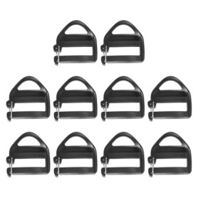 EHDWXVZM 10 Pièces Boucles De Remplacement De Sac À Dos, Boucles En Plastique De Sangle, Boucles De Fixation, Boucles De Sangle 