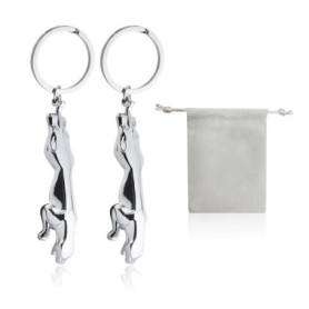 2 Porte-Clés De Voiture, 1 Sac De Rangement, Porte-Clés Jaguar, Porte-Clés Femme, Porte-Clés Accessoires