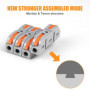 Frogetu 34 Connecteurs Électriques,Cosses et Kits,Dominos Électriques,Wago 4 Entrées,Wago Assortiment,Wago 3 Entrées,Connecteur 