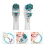 Brossettes de rechange Compatible avec Braun Oralb Dual Clean, Têtes de Rechange pour Brosse à Dents Electrique Oralb, 8 Pièces