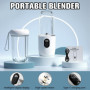 BIZOI Mixeur Portable, Personal Fresh Juice Mixer, Mini Mixeur avec Écran LED, Blender Smoothie Portable, pour Shakes, Smoothies