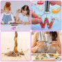 Mini Stylo Perceuse Électrique, GuKKK Mini Perceuse Sans Fil à 5 Vitesses, Mini Perceuse Électrique Manuelle avec 10 Petits Fore