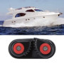 KSTE Taquet Coinceur Corde Bateaux, Boucle Corde en Aluminium en Alliage Noir Porte-Ancre Cam Taquet pour Kayak Yacht Bateau Acc