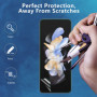 [2 Pièce] Protection Écran pour Samsung Galaxy Z Flip 4 5G, Film Intérieur + Film Arrière, Protecteur d'écran Souple TPU, 3D Ful