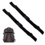 Primasage 2 Pièces Sangle Sac a Dos, Antidérapantes Attache Sac a Dos Réglables Sangle de Poitrine Sac à Dos Adaptées pourd Le J