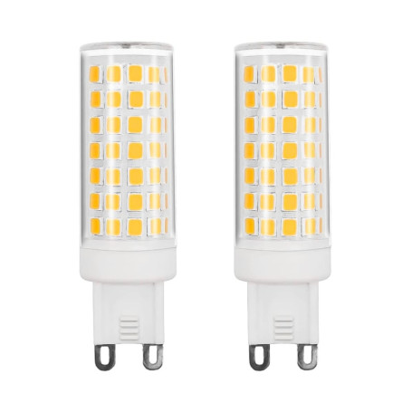 CENPEK Ampoule LED G9, sans scintillement 7W équivalent aux ampoules halogènes 60W, 650LM, blanc lumière du jour (6000K), ampoul