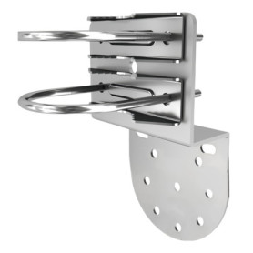 Kit de montage pour mât d'antenne, support de tube de 30 à 50 mm, collier de serrage, support de mât d'antenne, support de serra