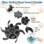HWSWSH Gamelle Anti Glouton Chien Silicone Découpable, Insert Degamelle Anti-glouton Chat, Gamelle d'Alimentation Lente Animaux 
