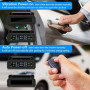 Jansite TPMS Système de surveillance de la pression des pneus à énergie solaire 22-87 psi sur pare-brise avec 4 capteurs de voit