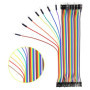 YXPCARS 240pcs Jumper Wires Kit Fils Cavaliers 10cm et 20cm Mâle à Femelle, Mâle à Mâle, Femelle à Femelle sans Soudure Breadboa