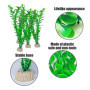 DHSBGWSX Lot de 6 plantes d'aquarium artificielles - Accessoires pour plantes aquatiques d'aquarium - Décoration d'aquarium - Pl