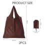 ZBHDEYG sac de courses 2 pièces, sac de courses pliable, sac de courses simple, sac de courses portable, sac de courses étanche,