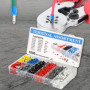 Quuylin 1800 Pièces Embouts de Câble Set, 0,5 Mm² - 10 Mm², Manchons Isolés Pour Câbles, Connecteurs de Câble, Avec Boîte de Ran