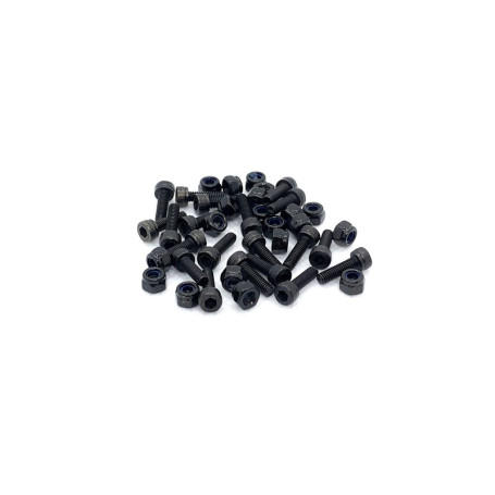 BST PARTS E-VIDENT Pièces détachées pédales Plates VTT/Cycle/VAE Adulte Unisexe, Noir, Standard