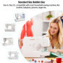 MXTIMWAN Lot de 25 Canette Machine a Coudre, Canette Plastique Bobines avec Boîte de Rangement pour Brother Singer Kenmore Janom