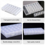 Lot De 2 Boîtes De Rangement Avec 28 Compartiments, Boîte D'Accessoires Pour Peinture Diamant, Boîte De Rangement Pour Bijoux, B