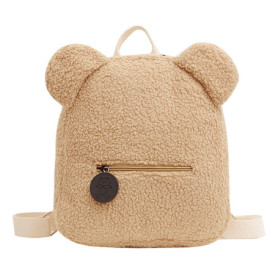 Sac À Dos pour Enfants 1 Pièce, Ours en Peluche Mignon, Dessin Animé Simple, Utilisé pour Diverses Occasions, Mini Sac À Dos À L