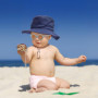 BIFHIG 1 Chapeau De Bébé Marine Et 1 Lunettes De Soleil, Chapeau De Pêcheur Respirant, Lunettes Pour Enfants Mignons, Fourniture