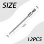 Brosse Métallique En 12 Pièces, Pinceau De Polissage En Forme De Stylo, Ensemble De Nettoyage De Retrait De Peinture, Accessoire