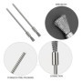 Brosse Métallique En 12 Pièces, Pinceau De Polissage En Forme De Stylo, Ensemble De Nettoyage De Retrait De Peinture, Accessoire