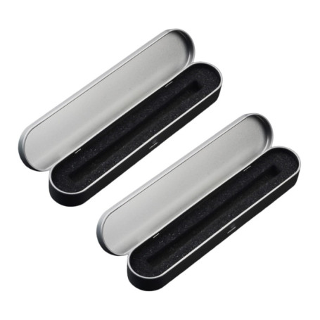 2 Pièces De Boîtier À Crayon Automatique, Boîtier À Crayon, Coque À Broches En Métal, Boîte D'Emballage À Stylo, Coque À Broches