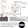 Gebildet Lot de 2 Relais Etanches Interrupteur 40/30A, Faisceau de Câbles 12 AWG avec Diode Intégrée, 12V CC, 5 Broches SPDT, Re