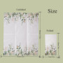 Lot de 100 serviettes jetables en papier eucalyptus avec imprimé verdure - Extra larges - 40 x 33 cm - Pour décoration de fête