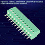 10 pièces/ensemble 12 Pin 2.54mm Pas PCB PCB Bornier Connecteur Stable Haute Qualité Vert PCB Universal Vis