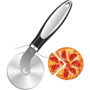 Roulette Pizza, Coupe Pizza - Découpe Pizza en INOX, Coupante Couteau de Pizza, Pizza Cutter, Nettoyage Facile au Lave Vaisselle