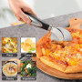Roulette Pizza, Coupe Pizza - Découpe Pizza en INOX, Coupante Couteau de Pizza, Pizza Cutter, Nettoyage Facile au Lave Vaisselle
