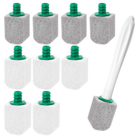 Vaskula 10 Pièces Pierre Ponce Wc Réutilisable Pierre Ponce Wc Avec Poignées élimine Les Taches et le Tartre Pour Les Carreaux d